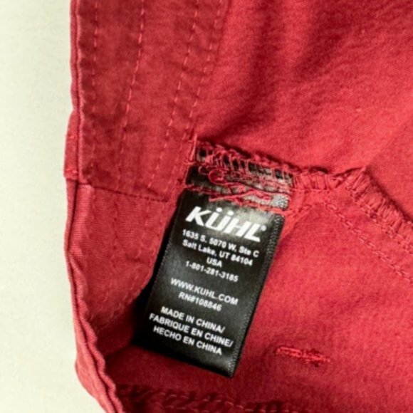 Kuhl Free Range Straight‎ Leg Cargo Utility Pants Women 12 EUC Pockets Stretch - Picture 11 of 16